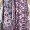 Lavender & Plum Ajrakh Saree