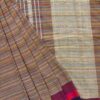 Mustard Gold Multi striped Khadi Cotton.