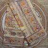 Cream Kanni Silk Saree With Intricate Woven Motifs