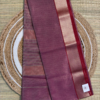 Rust Rose Handloom With Red Temple Border