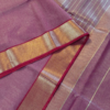Rust Rose Handloom With Red Temple Border