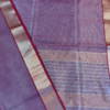 Rust Rose Handloom With Red Temple Border