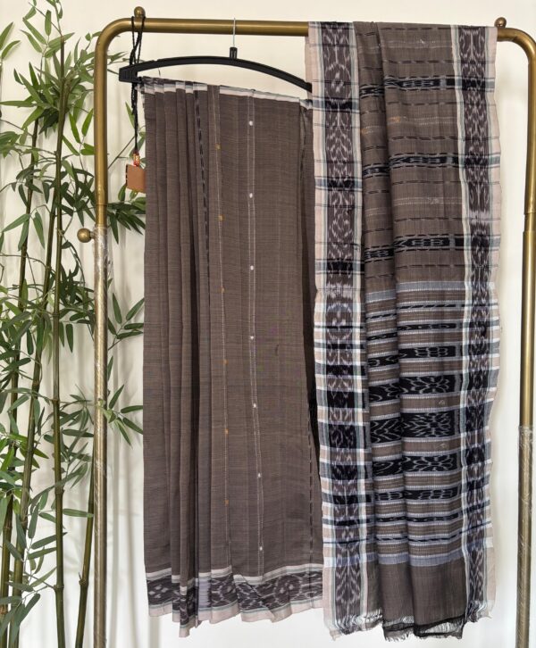 Kotki Sambalpuri Handloom In Slate Grey