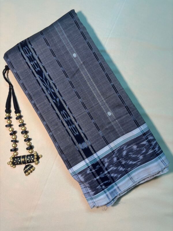 Kotki Sambalpuri Handloom In Slate Grey