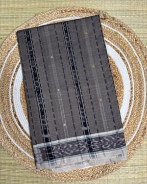 Kotki Sambalpuri Handloom In Slate Grey