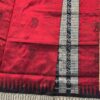 Pure Silk Sambalpuri Ikat Saree In Deep Maroon & Black