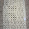 Ivory Tant Handloom Saree With Gold Zari Border