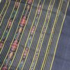 Off White Pure Tusser Saree With Ikat Border And Temple Design