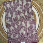 Mauve Floral Jamdani Cotton Saree