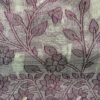 Mauve Floral Jamdani Cotton Saree